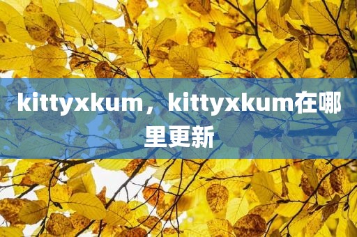 kittyxkum，kittyxkum在哪里更新