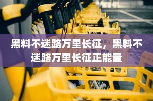 黑料不迷路万里长征，黑料不迷路万里长征正能量