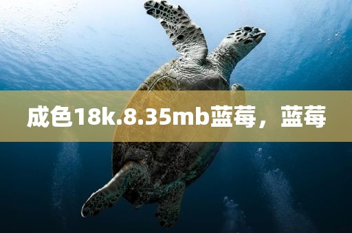 成色18k.8.35mb蓝莓，蓝莓