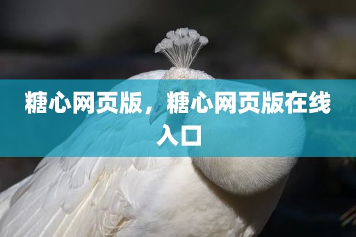 糖心网页版，糖心网页版在线入口