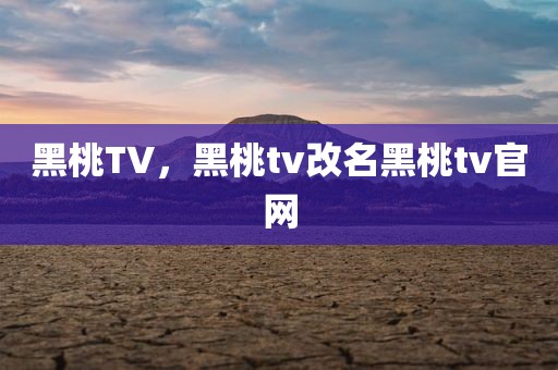 黑桃TV，黑桃tv改名黑桃tv官网