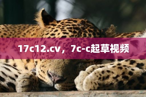17c12.cv，7c-c起草视频