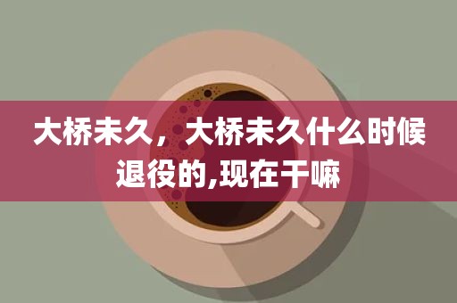 大桥未久，大桥未久什么时候退役的,现在干嘛