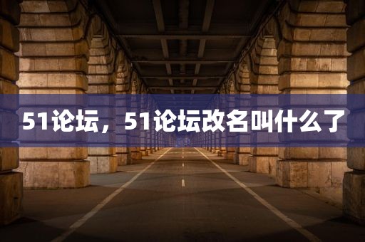 51论坛，51论坛改名叫什么了