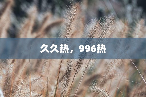 久久热，996热