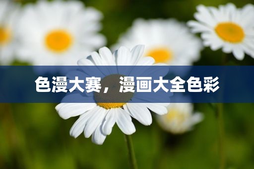 色漫大赛，漫画大全色彩