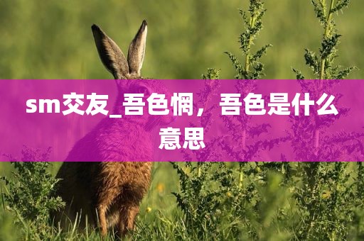 sm交友_吾色惘，吾色是什么意思