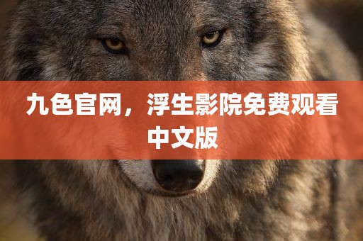 九色官网，浮生影院免费观看中文版