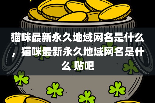 猫咪最新永久地域网名是什么，猫咪最新永久地域网名是什么 贴吧