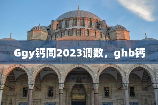 Ggy钙同2023调数，ghb钙