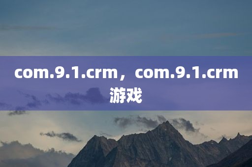com.9.1.crm，com.9.1.crm游戏