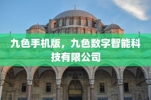 九色手机版，九色数字智能科技有限公司