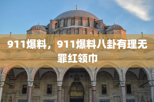 911爆料，911爆料八卦有理无罪红领巾
