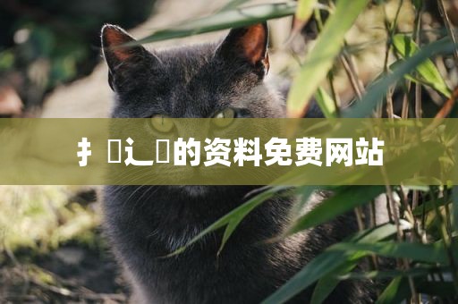 扌喿辶畐的资料免费网站