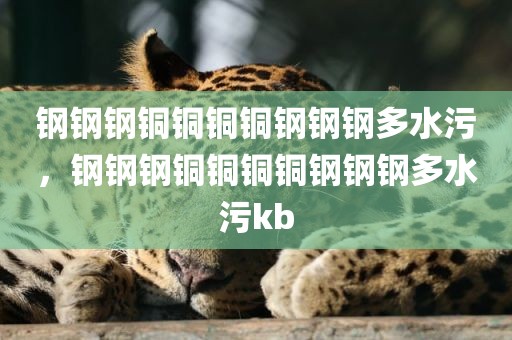 钢钢钢铜铜铜铜钢钢钢多水污，钢钢钢铜铜铜铜钢钢钢多水污kb