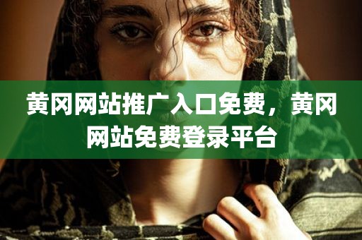 黄冈网站推广入口免费，黄冈网站免费登录平台
