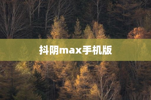 抖阴max手机版