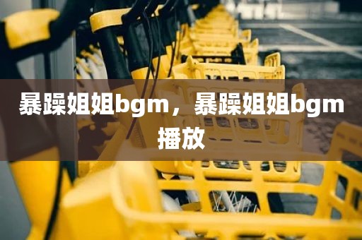 暴躁姐姐bgm，暴躁姐姐bgm播放