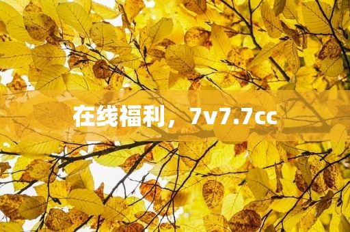 在线福利，7v7.7cc