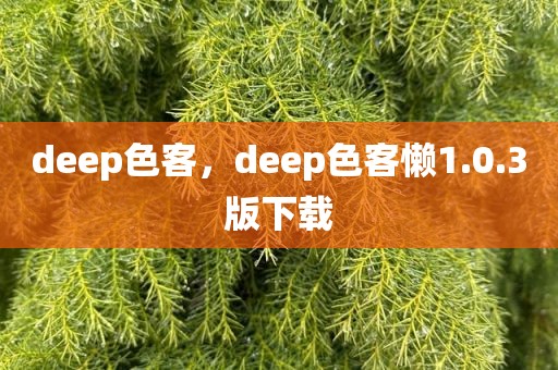 deep色客，deep色客懒1.0.3版下载