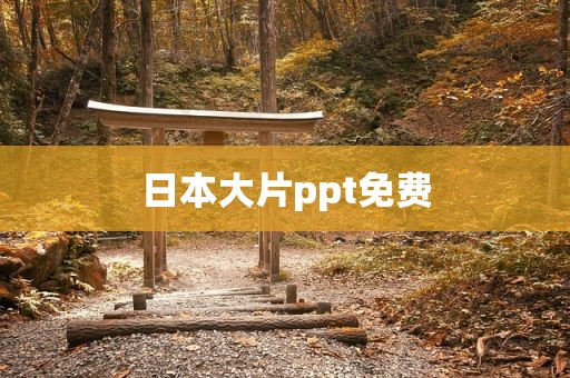 日本大片ppt免费