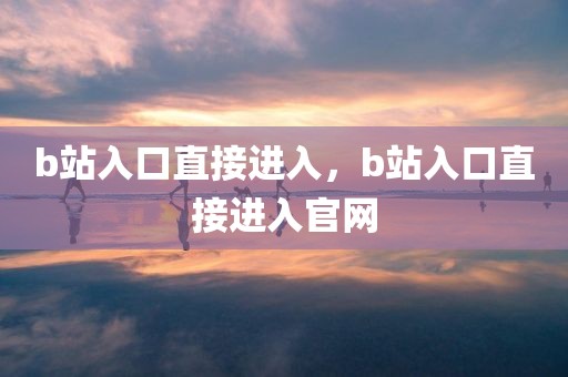 b站入口直接进入，b站入口直接进入官网