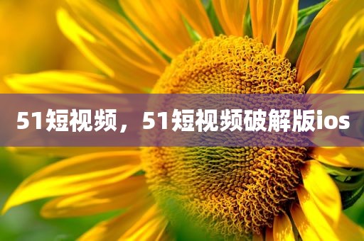 51短视频，51短视频破解版ios