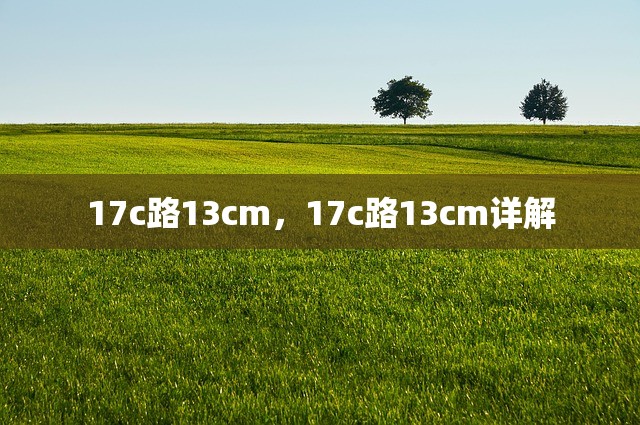 17c路13cm，17c路13cm详解