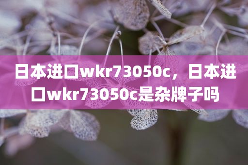 日本进口wkr73050c，日本进口wkr73050c是杂牌子吗