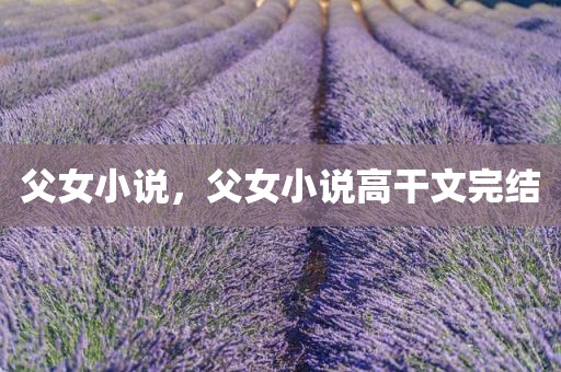 父女小说，父女小说高干文完结