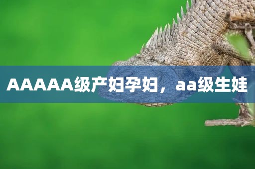 AAAAA级产妇孕妇，aa级生娃