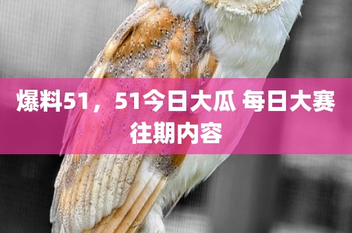爆料51，51今日大瓜 每日大赛往期内容
