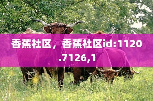 香蕉社区，香蕉社区id:1120.7126,1
