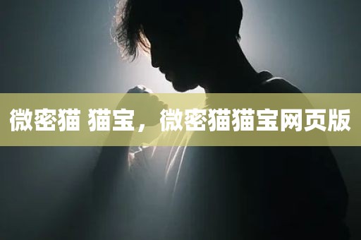 微密猫 猫宝，微密猫猫宝网页版