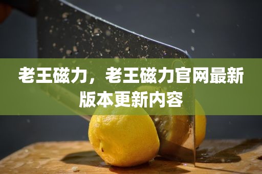 老王磁力，老王磁力官网最新版本更新内容