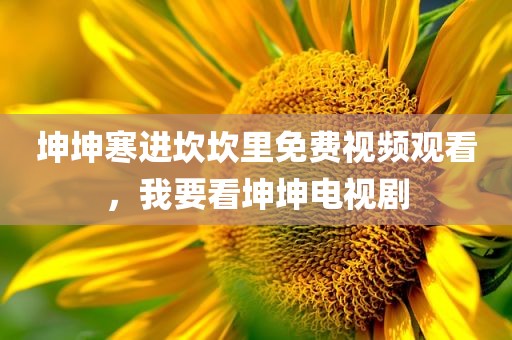 坤坤寒进坎坎里免费视频观看，我要看坤坤电视剧