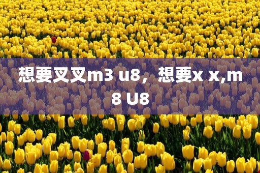 想要叉叉m3 u8，想要x x,m8 U8