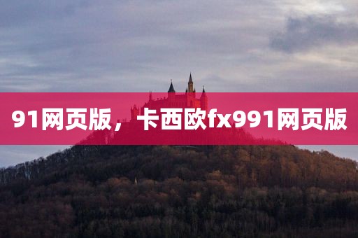 91网页版，卡西欧fx991网页版