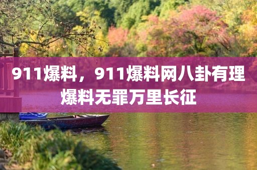 911爆料，911爆料网八卦有理爆料无罪万里长征