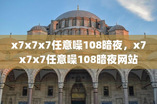 x7x7x7任意噪108暗夜，x7x7x7任意噪108暗夜网站