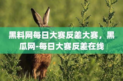 黑料网每日大赛反差大赛，黑瓜网-每日大赛反差在线