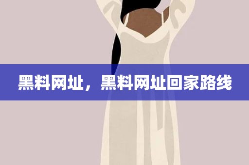 黑料网址，黑料网址回家路线