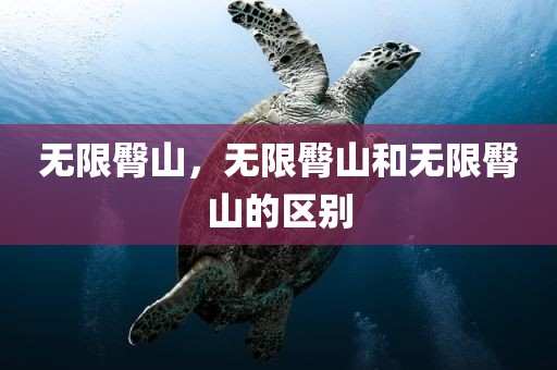 无限臀山，无限臀山和无限臀山的区别