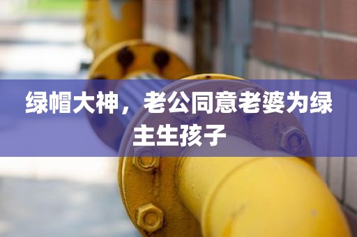 绿帽大神，老公同意老婆为绿主生孩子