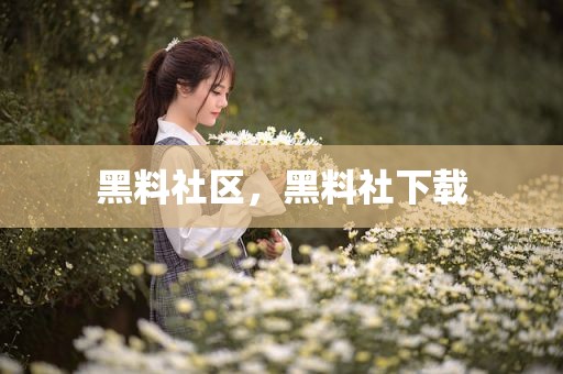 黑料社区，黑料社下载