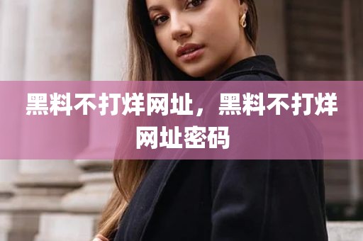 黑料不打烊网址，黑料不打烊网址密码
