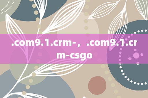 .com9.1.crm-，.com9.1.crm-csgo