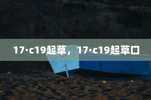 17·c19起草，17·c19起草口