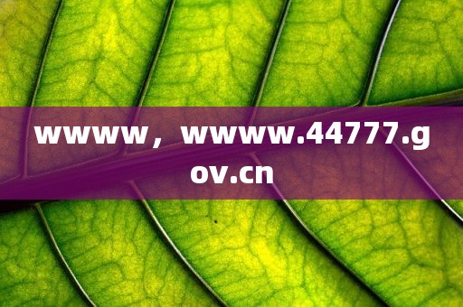 wwww，wwww.44777.gov.cn