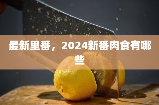 最新里番，2024新番肉食有哪些